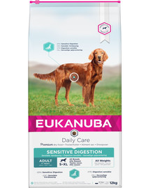 EUKANUBA Daily Care Täiskasvanutele tundlik seedimine 12 kg