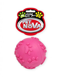 PET NOVA DOG LIFE STYLE pall 6cm heliga, roosa, piparmündi aroomiga