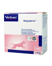 VIRBAC Megaderm 28x8 ml toidulisand koertele 10-30 kg nahaprobleemide korral