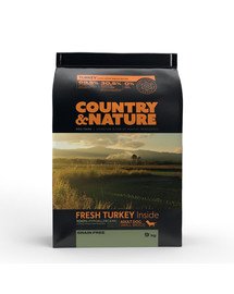 DR PETCARE Country&Nature Turkey with Vegetables Recipe 9 kg Väikeste tõugude koeratoit Türgi ja köögiviljad