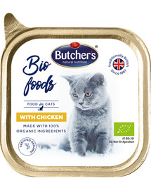 BUTCHER'S BIO foods kanapasteet kassidele 19 x 85 g