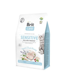BRIT Care Cat  Teraviljavaba toit tundlikele kassidele putukate ja heeringaga 400 g