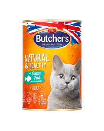 BUTCHER'S Natural&Healthy Cat merekala tükkidega tarrendis 400 g