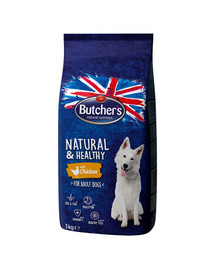 BUTCHER'S Natural&Healthy Dog Dry kanalihaga 3 kg
