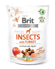 BRIT Care Dog Crunchy Crakcer Insect & Turkey  200 g krõmpsuv maius putukate ja kalkuniga