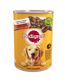 PEDIGREE Täiskasvanute märja koeratoit 24 x 400 g purki