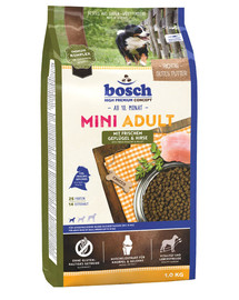 Bosch Mini Adult kodulinnuliha ja hirsiga 1 kg