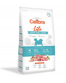 CALIBRA Dog Life Senior Lambalihaga  Väikest Tõugudele 6 kg