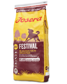 JOSERA Dog Festival 15 kg Gluteenivaba toit valivatele keskmist ja suurt tõugu täiskasvanud koertele