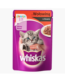 Whiskas Junior veiselihakonserv kastmes 100 g x24