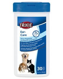 TRIXIE Ear Care niisked salvrätikud kõrvade puhastamiseks 30 tk.