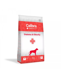 CALIBRA Veterinary Diet Dog Diabeet ja rasvumine 12 kg