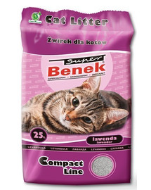 BENEK Super Compact lavendel 25 l x 2 (50 l)