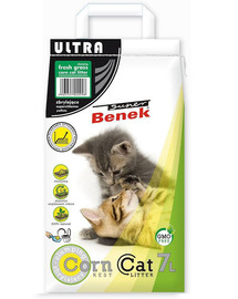 BENEK Super Corn Cat Ultra maisi kassiliiv värske muru 7 l
