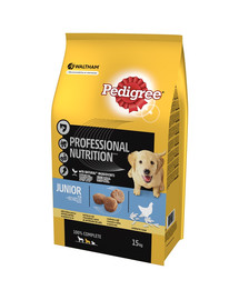PEDIGREE Junior Professional Nutrition  kanalihaga 15 kg