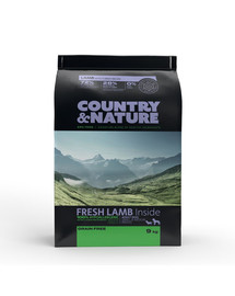 DR PETCARE Country&Nature Lamb with Turkey Recipe 9 kg Väikeste ja keskmiste tõugude koeratoit Lambaliha ja kalkuniliha
