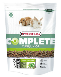 Versele Laga Complete Cuni Junior toit noortele küülikutele (6-8 kuud) 500 g
