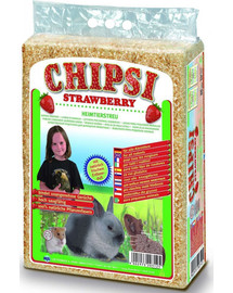 JRS Chipsi Strawberry kraikas braškių kvapo 60 l