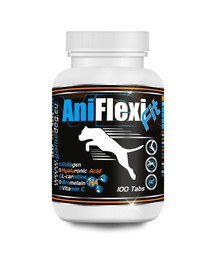 GAME DOG AniFlexi Fit V2 100 tab.Lihas-skeleti süsteemi nõuetekohast toimimist toetav toidulisand.