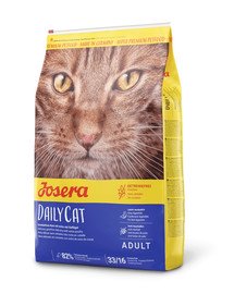JOSERA Daily Cat 10 kg teraviljavaba toit täiskasvanud kassidele