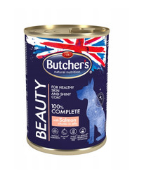 BUTCHER'S WCD sinine+ Beauty konserv lõhetükkidega tarrendis 400 g