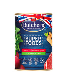 BUTCHER'S Superfoods Dog Tripe veiseliha ja köögiviljadega 400 g