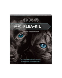 PESS Flea-Kil Insektitsiidne kaelarihm keskmist kasvu koertele ja kassidele 60 cm