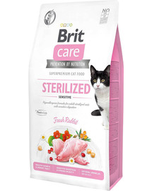 BRIT Care Cat Teraviljavaba toit steriliseeritud tundlikele kassidele 7 kg