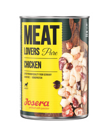 JOSERA Meatlovers Puhas kanaliha 6x800 g + 2 konservi Kana porgandiga 400 g TASUTA