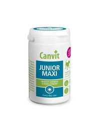 CANVIT Dog Junior Maxi 230g Vajalike vitamiinide ning mikro- ja makroelementide kompleks, mis tagab õige arengu.
