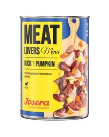 JOSERA Meatlovers Menüü Pardid kõrvitsaga 6x400 g