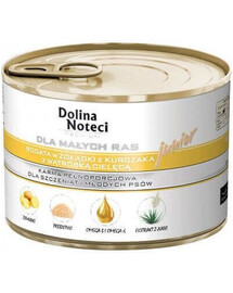 DOLINA NOTECI Premium  Kutsikatele, väikest tõugu kanade kõri ja vasikamaks 185 g x 10 tk.