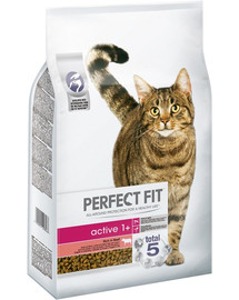 PERFECT FIT Active 1+ Bogata w wołowinę karma dla dorosłych kotów 7 kg