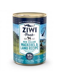 ZIWIPEAK Dog Mackerel&Lamb Makrell ja lambaliha 390 g koertele