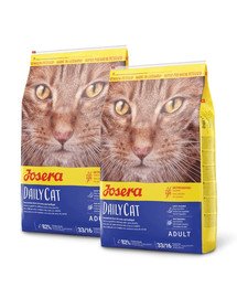 JOSERA Daily Cat 20 kg (2 x 10 kg) Maistas be grūdų suaugusioms katėms