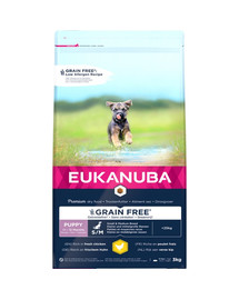 EUKANUBA Puppy Grain Free S/M Väikesed ja keskmised tõud 3 kg