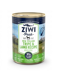 ZIWIPEAK Dog Tripe&Lamb Vutti ja lambaliha 390 g koertele
