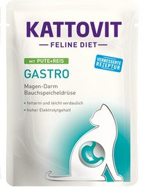 KATTOVIT Feline Diet Gastro Kalkuniliha riisiga 85 g
