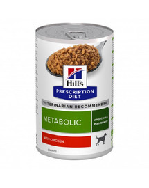 HILL'S Prescription Diet Canine Metabolic 370g toit ülekaalulistele koertele