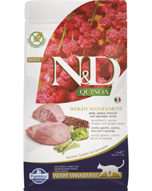 FARMINA N & D Cat Quinoa Weight Management Lamb & Broccoli 1.5 kg