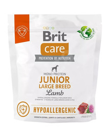 BRIT Care Гипоаллергенный корм для юниоров крупных пород с ягненком 1 кг