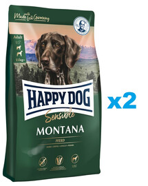 HAPPY DOG Sensible Montana hobuseliha ja kartulid 2 x 10 kg