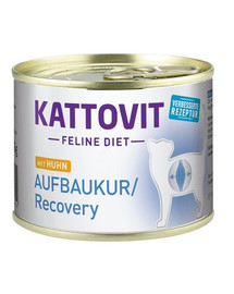 KATTOVIT Feline Diet RECOVERY Taastusele kanaliha 12 x 185 g