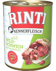 RINTI Kennerfleisch Wild boar Metssea 12 x 400 g