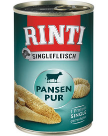 RINTI Singlefleisch Rumen Pure 12 x 400 g monoproteiiniga rumeeniga