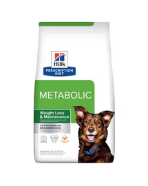HILL'S Prescription Diet Canine Metabolic 8 kg (2 x 4 kg) Kuivtoit täiskasvanud koertele, kes kannatavad ülekaalulisuse all