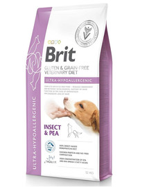 BRIT Veterinary Diets Dog Ultra-Hypoallergenic 12 kg hüpoallergeenne koeratoit