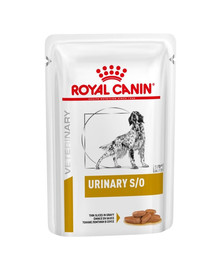 ROYAL CANIN VET Dog Urinary 24x100 g Krooniline neerupuudulikkus.