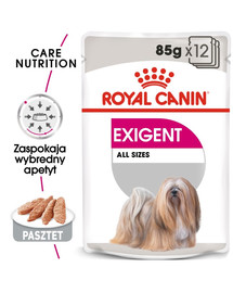 ROYAL CANIN Exigent märgtoit - pasteet täiskasvanud ja valivatele koertele 48 x 85 g