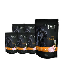 DOLINA NOTECI PIPER Animals with quail wet dog food 10x500 g